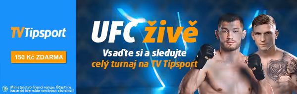 UFC Dvořák vs. Paiva program, karta UFC live stream online na TV Tipsport