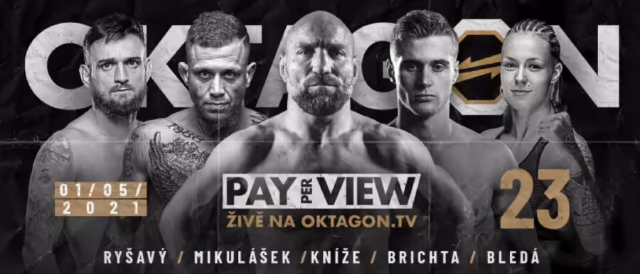 Oktagon 23 program, výsledky, karta, živě