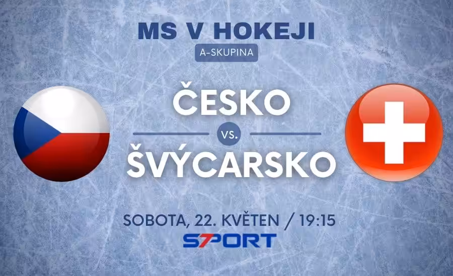MS v hokeji 2021 Česko - Švýcarsko živě: live stream zdarma