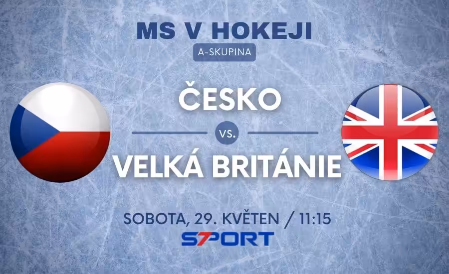 MS v hokeji 2021 Česko – Velká Británie 6:1 (VIDEO) 1 MS v hokeji 2021 Česko - Velká Británie live stream zdarma