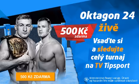 Sledujte Oktagon 24 živě na TV Tipsport