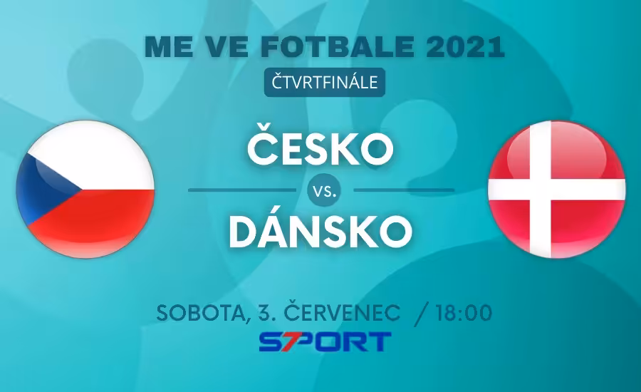 Česko – Dánsko live EURO 2021 1:2. Češi v turnaji končí. 1 Česko - Dánsko live EURO 2021 zápas čtvrtifinále dnes