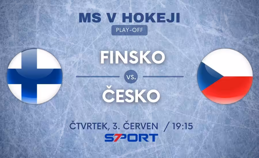 Čtvrtfinále MS hokej 2021 Česko - Finsko 0:1 (VIDEO) 1 MS v hokeji 2021 Česko - Finsko online stream zdarma
