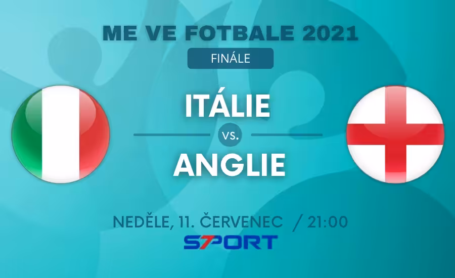 EURO 2021 finále: Itálie – Anglie 2:1 pp. Sestavy, kurzy, živé přenosy, informace. Po napínavých penaltách si trofej z Wembley odnáší Italové! 1 Itálie - Anglie live EURO 2021 zápas finále dnes