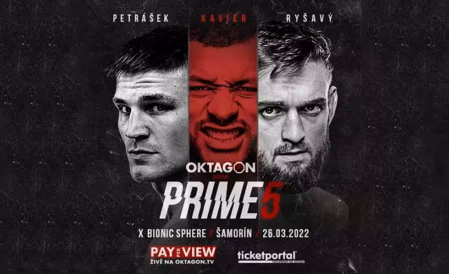 Oktagon Prime 5 (26. 3. 2022) – program, karta, live přenosy a online výsledky. Prime ovládl Veličkovič! 1 Oktagon Prime 5