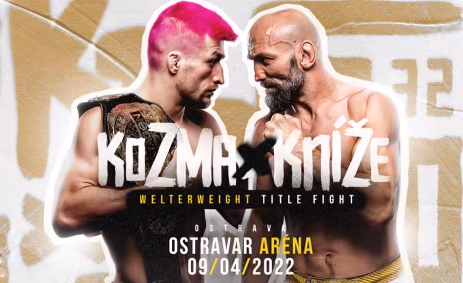 Oktagon 32 Kozma – Kníže 9.4. 2022 – program, karta, online výsledky, VIDEO 1 Oktagon 32