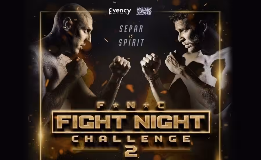 Fight Night Challenge 2 Separ vs Spirit (3.6. 2022) – program, FNC 2 karta výsledky, live! 1 Fight Night Challenge 2 Separ vs Spirit (3.6.)