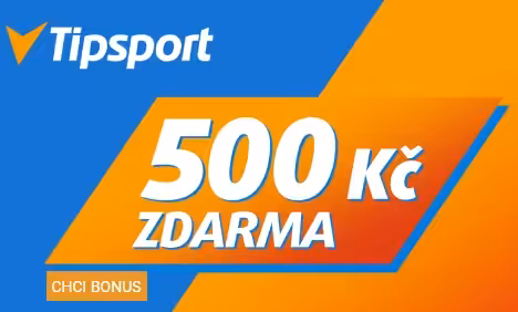 Tipsport bonus 500 KČ zdarma