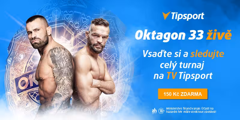 Sledujte Oktagon 33 živě Oktagon 33 live na TV Tipsport