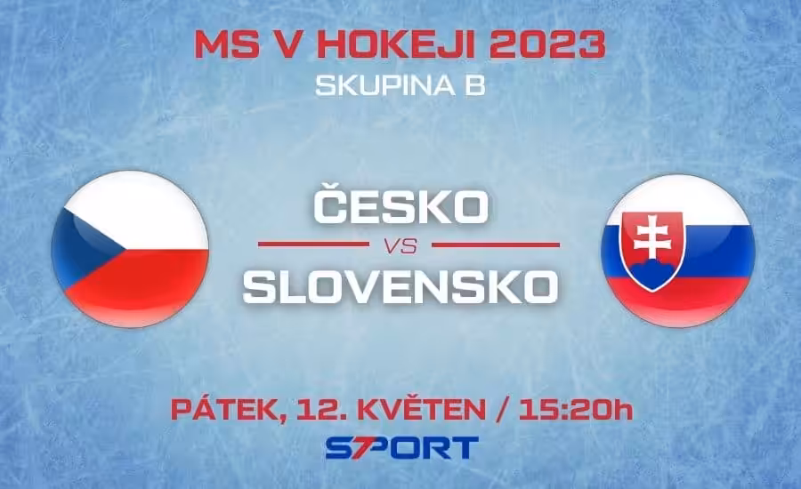 Česko - Slovensko MS v hokeji 2023