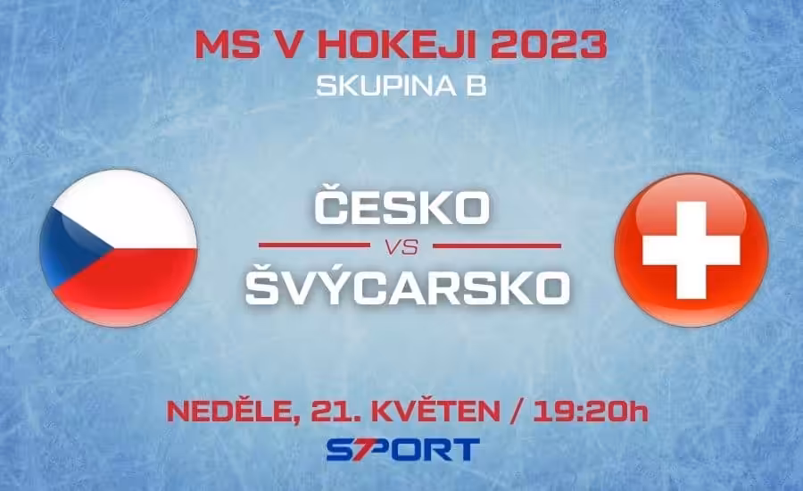 Česko - Švýcarsko MS v hokeji 2023: sestavy, live stream zdarma 1 Česko - Švýcarsko MS v hokeji 2023