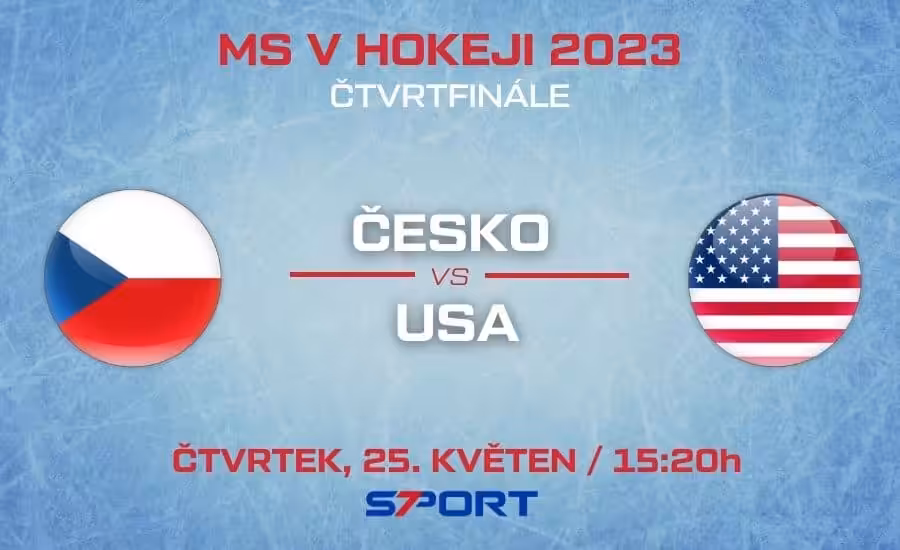 Česko - USA MS v hokeji 2023: sestavy, live stream zdarma 1 Čtvrtfinále Česko - USA MS v hokeji 2023