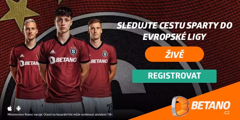 Sparta – Zagreb live v TV, online přenos i live stream zdarma 2 Sparta v Evropské lize na TV Betano