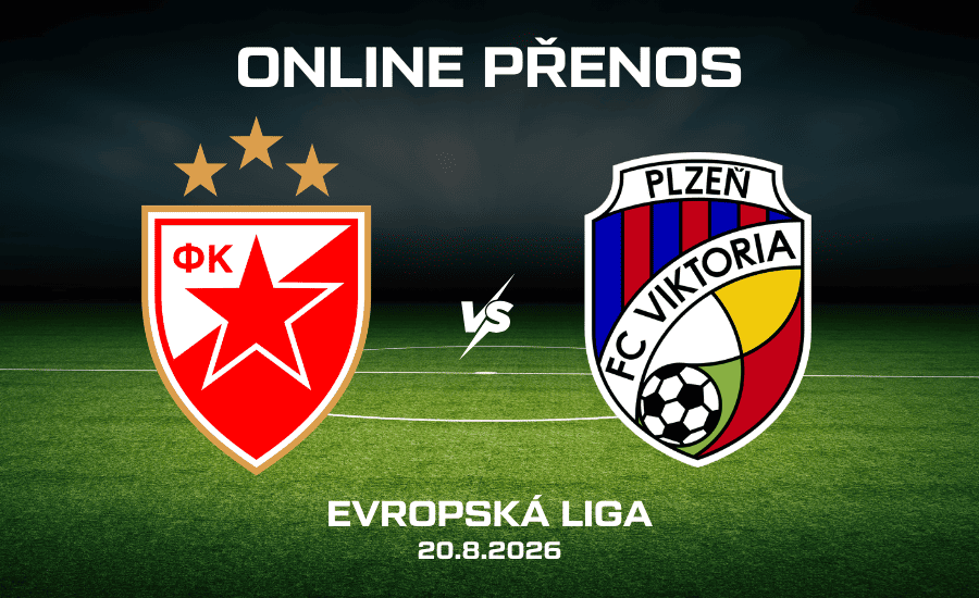 CZ Bělehrad - Plzeň živě Evropská liga (4. předkolo) 20. 8. 2026