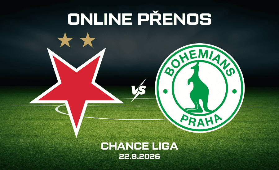 Slavia Praha - Bohemians živě |22.8.| vršovické derby přes stream zdarma 1 Slavia Praha - Bohemians Chance liga