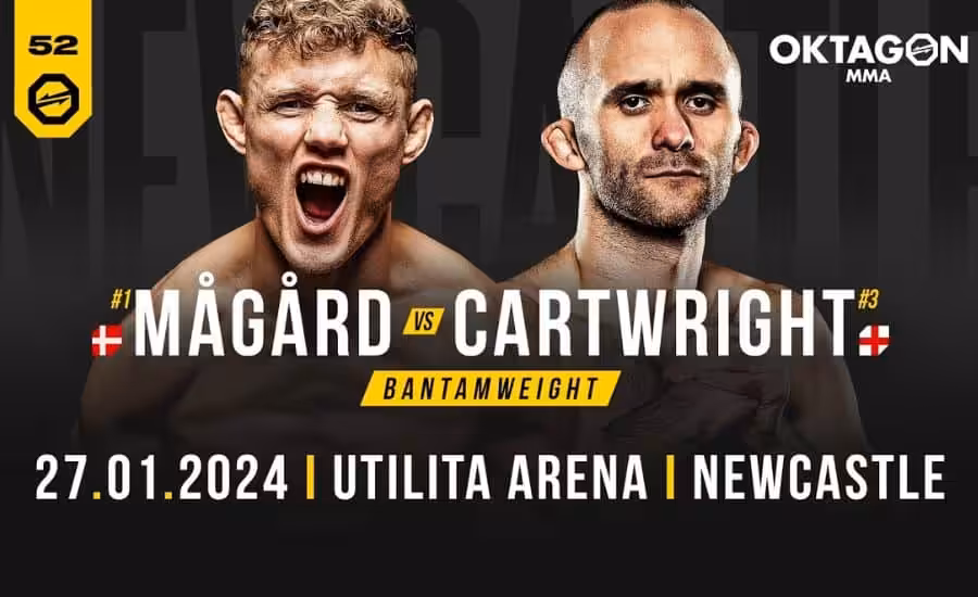 Oktagon 52 Newcastle – kompletní výsledky, fight card, zápasy 1 Oktagon 52 Newcastle program