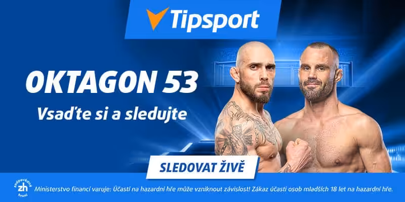 Oktagon 53 živě na TV Tipsport