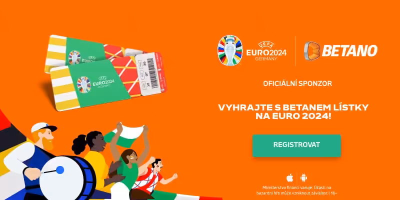 Betano soutez o vstupenky na EURO 2024