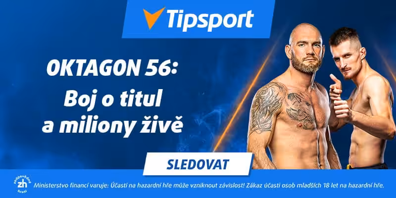 Oktagon 56 Birmingham - program, fight card, výsledky a live stream zdarma 3 Oktagon 56 live stream na TV Tipsport