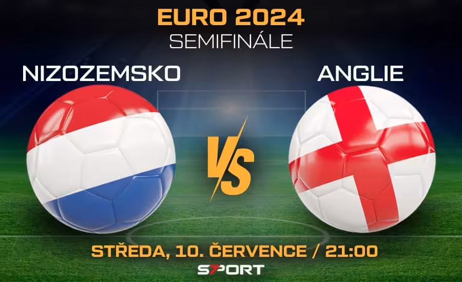 Nizozemsko - Anglie semifinále ME ve fotbale 2024 - sestavy, live přenos, kurzy 1 Nizozemsko - Anglie semifinále EURO 2024