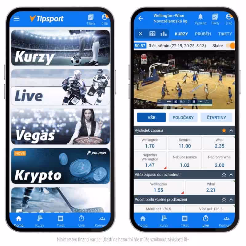 Sázková kancelář Tipsport – recenze, bonus, registrace, nabídka kurzů 7 Tipsport mobilní aplikace