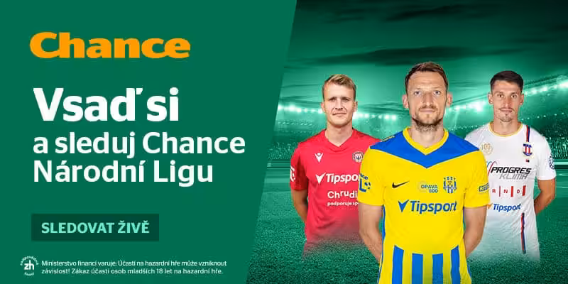 Chance Národní Liga live stream na TV Chance
