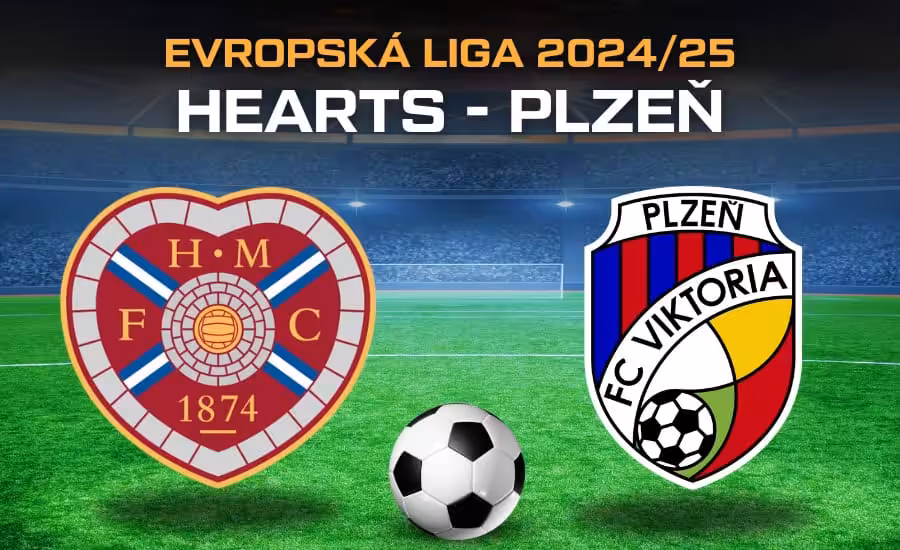 Hearts - Plzeň live v TV, online, live stream, sestavy, kurzy 1 Hearts - Plzeň