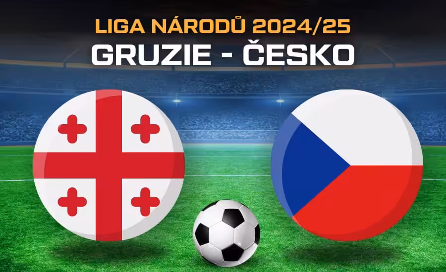 Gruzie - Česko Liga národů 2024/25 - sestavy, live přenos, kurzy 1 Gruzie - Česko Liga národů 2024/25