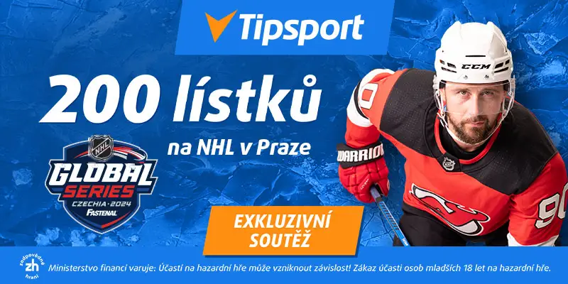 Soutěž o 200 lístků na NHL v Praze od Tipsportu - pravidla, ceny, termín 1 Soutěž o vstupenky na NHL v Praze od Tipsport