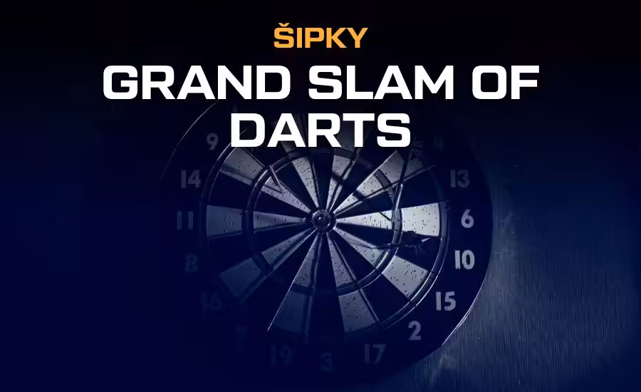 Šipky Grand Slam of Darts 2025 – live stream zdarma, program Karla Sedláčka a kurzy 1 Šipky grand slam of darts