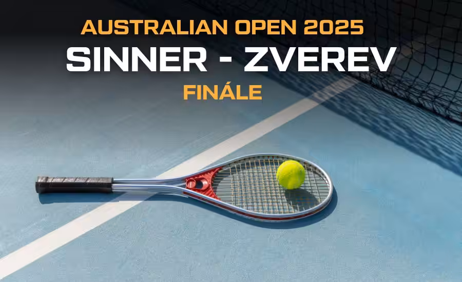 Finále Australian Open 2025 Sinner - Zverev živě v TV, live stream zdarma, srovnání, kurzy 1 Finále Australian Open 2025
