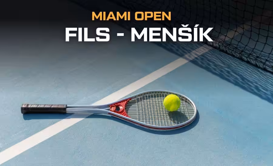 Fils vs. Menšík - Miami Open 2025 live stream, srovnání, bilance, kurzy 1 Fils vs. Menšík