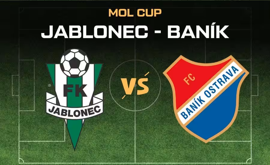 Jablonec - Baník MOL Cup čtvrtfinále