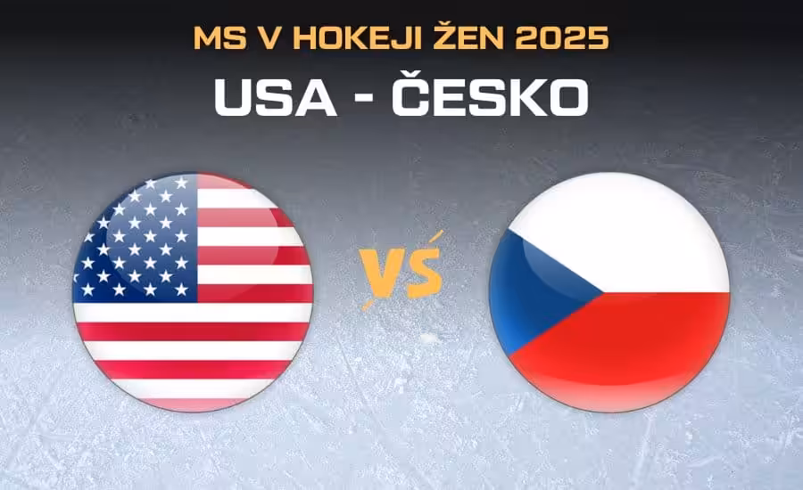 USA - Česko semifinále MS v hokeji žen 2025