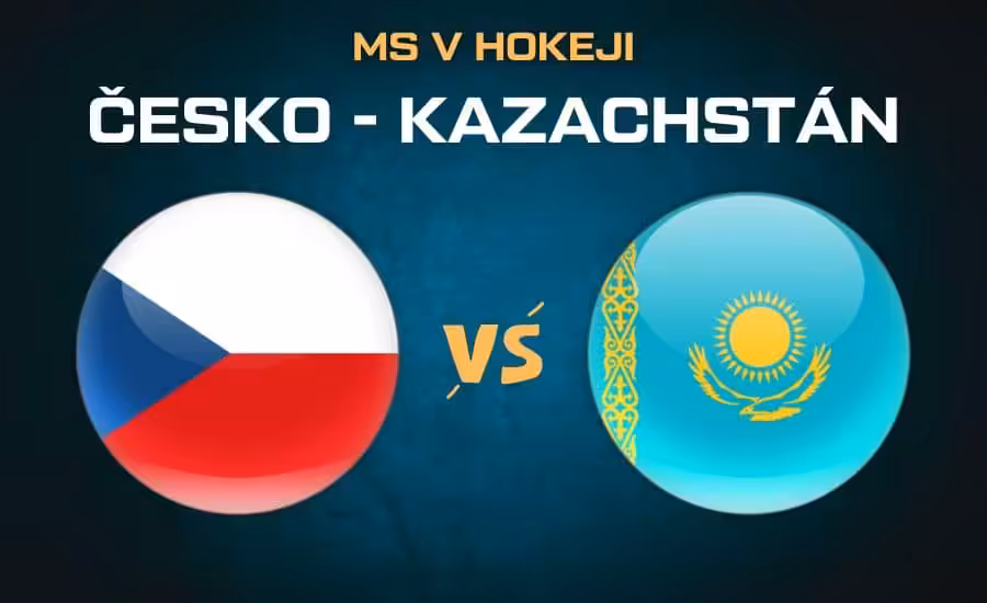 Česko - Kazachstán MS v hokeji 2025