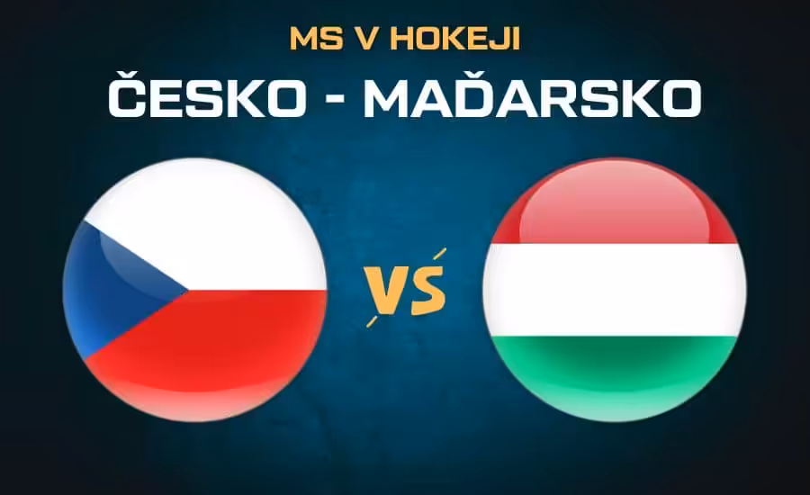 Česko - Maďarsko MS v hokeji 2025