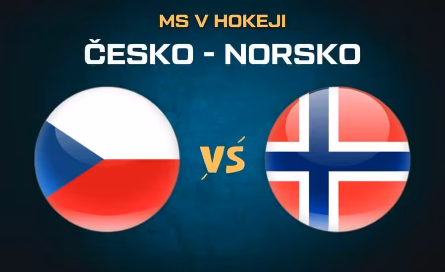 Česko - Norsko |11.5.| livestream MS v hokeji 2025, sestavy, kurzy, analýza 1 Česko - Norsko MS v hokeji 2025