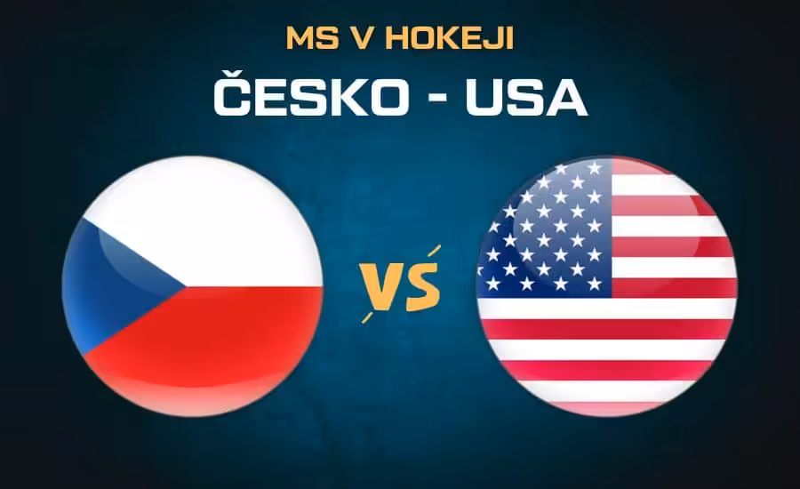 Česko - USA MS v hokeji 2025