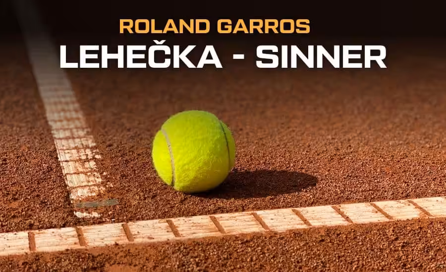 Lehečka - Sinner dnes |31.5.| Roland Garros 2025, livestream zdarma, bilance, kurzy 1 Lehečka - Sinner Roland Garros