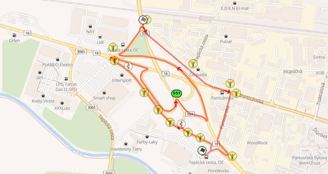 Slovakia Rallye Tatry 2026 – program, mapa, výsledky, vstupenky 4 Rally Tatry mapa Poprad 2026