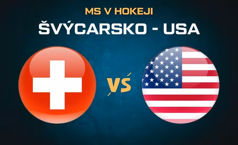 Švýcarsko - USA finále MS v hokeji 2025