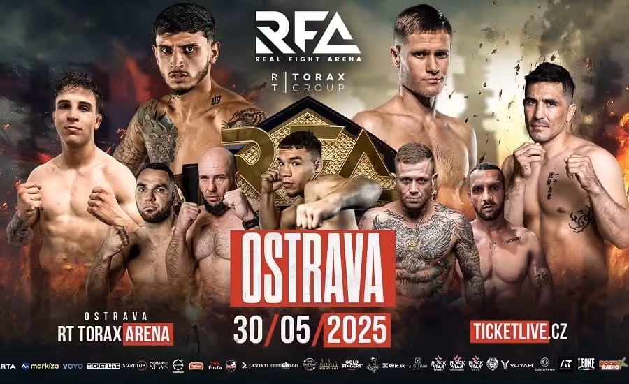 RFA 23 Ostrava - program, fight card, výsledky, kde sledovat živě 1 RFA 23