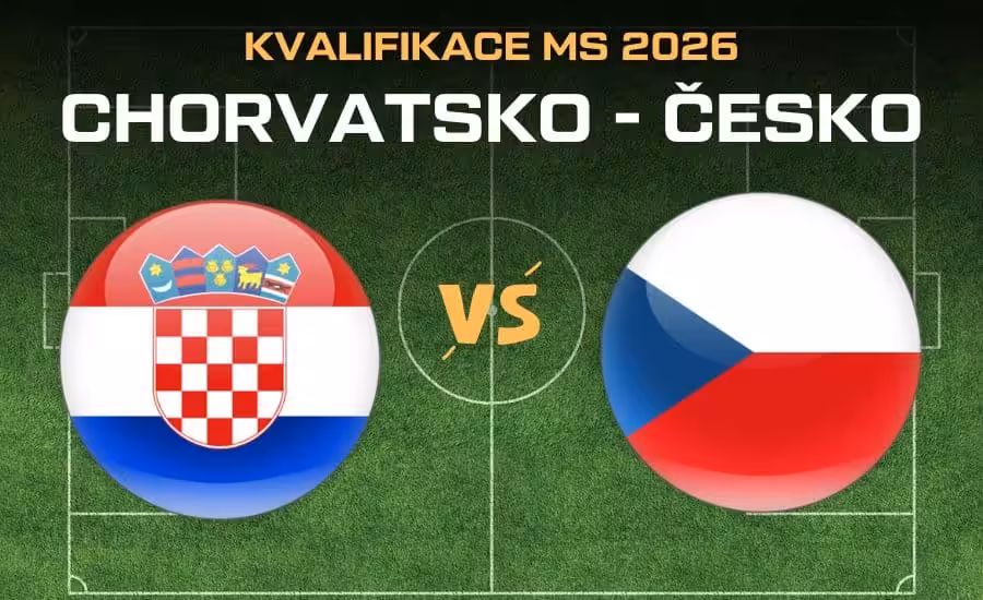 Chorvatsko - Česko kvalifikace MS 2026