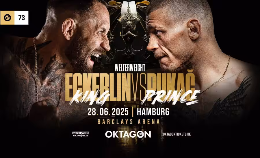 Oktagon 73 Hamburg |28.6.| – livestream zdarma, program, karta, výsledky 1 Oktagon 73 Hamburg - Eckerlin vs. Pukač