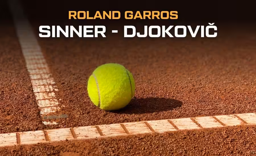 Sinner - Djokovič Roland Garros 2025