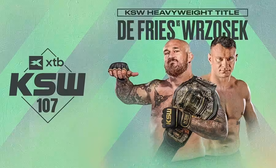 KSW 107 Gdaňsk - program, fight card, kurzy, kde sledovat živě 1 KSW 107