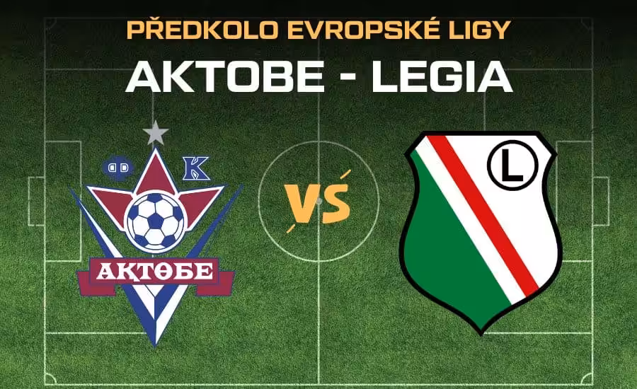 Aktobe - Legia |17.7.| Vítěz potká ve 2. kole Baník, poražený se utká se Spartou, sledujte livestream Evropské ligy zdarma 1 Aktobe - Legia předkolo Evropské ligy