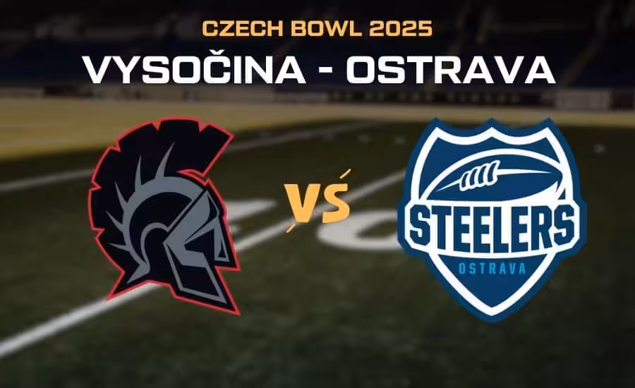 Vysočina Gladiators vs. Ostrava Steelers |12.7.| Sledujte livestream Czech Bowl 2025 zdarma, nejlepší kurzy, bilance či možnosti sledování 1 Czech Bowl 2025 - Vysočina vs. Ostrava