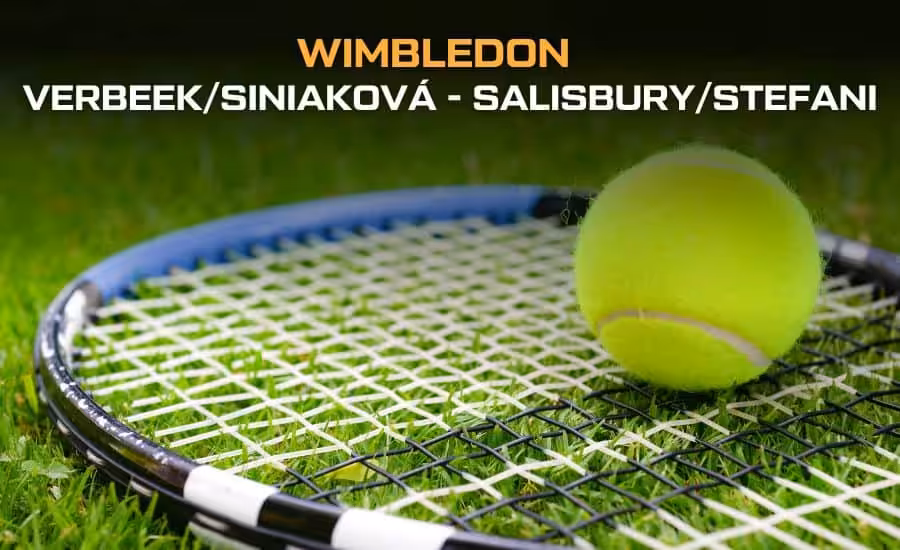 Verbeek/Siniaková - Salisbury/Stefani |10.7.| Kdy hraje Siniaková finále smíšené čtyřhry na Wimbledonu 1 Kdy hraje Siniaková finále smíšené čtyřhry