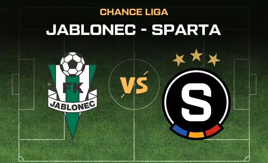 Jablonec - Sparta živě |19.7.| livestream zdarma, online, živě v TV, sestavy, kurzy 1 Jablonec - Sparta